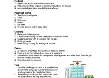 What To Pack For Your Hospital Stay - Scolios-us